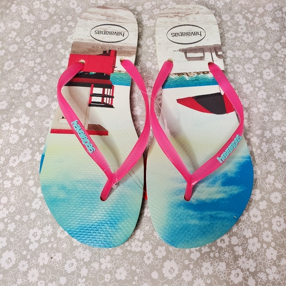 Havaianas Alpargatas Apple Green Flip Flops NWT - Picture 3 of 6